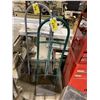 Image 2 : GREY PNEUMATIC 2 WHEEL HAND TRUCK & GREEN PNEUMATIC 2 WHEEL HAND TRUCK