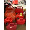 Image 2 : 7 ASSORTED SIZED JERRY CANS