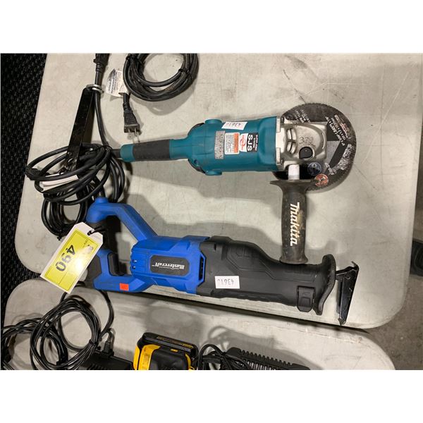 MASTERCRAFT CORDED RECIPROCATING HAND SAW & MAKITA GA5020Y ELECTRIC HAND DRILL