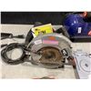 Image 3 : ORANGE HAND BELT SANDER & CRAFTSMAN CORDED ELECTRIC CIRCULAR SAW.