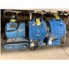 Image 2 : 3 ASSORTED BLUE COMMERCIAL HEAVY DUTY AIR MOVER/BLOWER & HEAVY DUTY CONSTRUCTION STRING LIGHTS