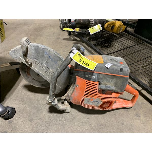 HUSQVARNA K760 COMMERCIAL GAS POWERED CHOP SAW WITH BLADE