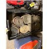 Image 2 : LARGE PLASTIC BIN OF ASSORTED INDUSTRIAL HEAVY DUTY STRAPS