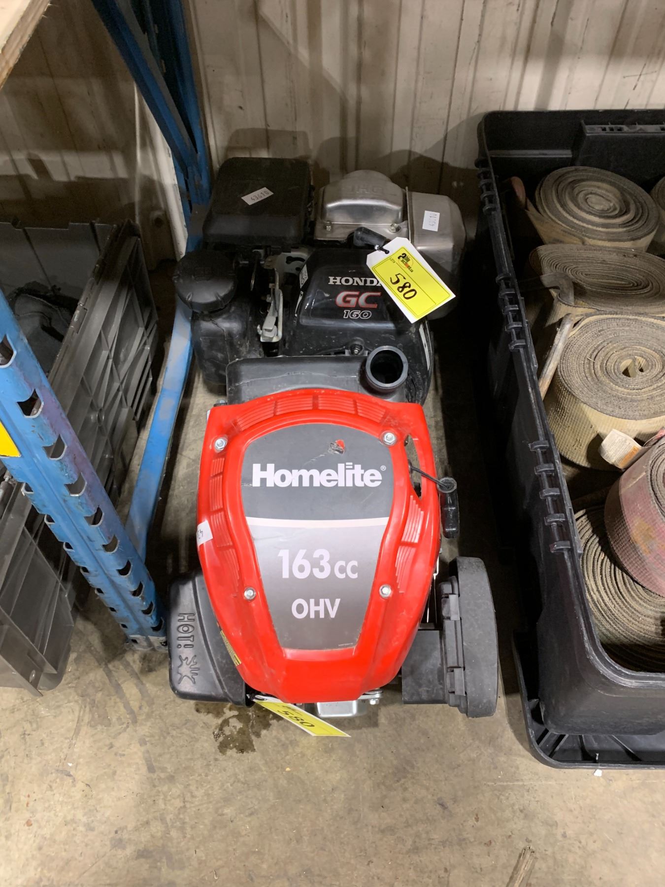 HOMELITE OHV 163CC PRESSURE WASHER ENGINE & HONDA GC 160 4 STROKE ...