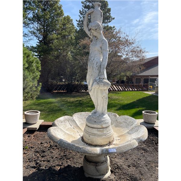 Concrete Grecian Statue/Fountain