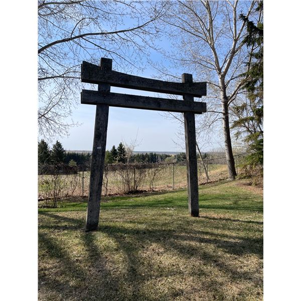 Asian Wood Gong Frame