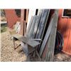 Image 1 : Large Assortment of Scrap Wood, Chain Link Fencing, Fence Posts & More!