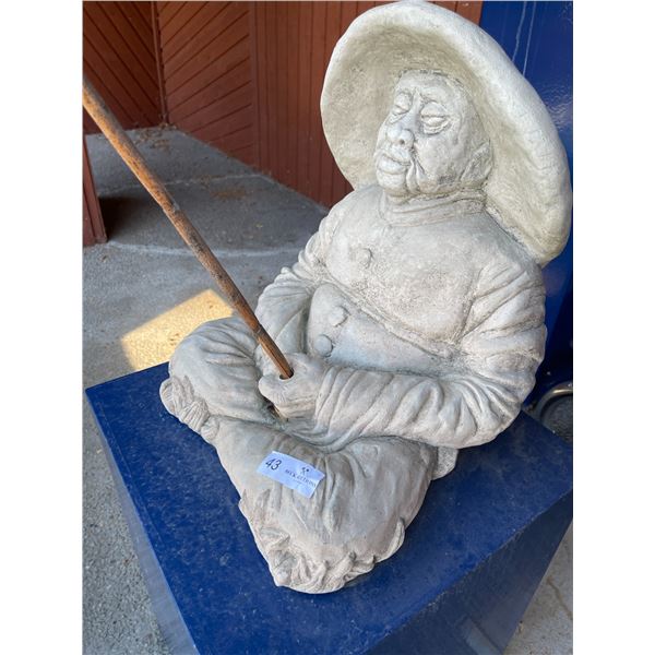 Cement Chinese Fisherman