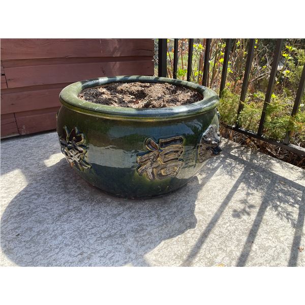 Giant Asian Themed Planters Pots