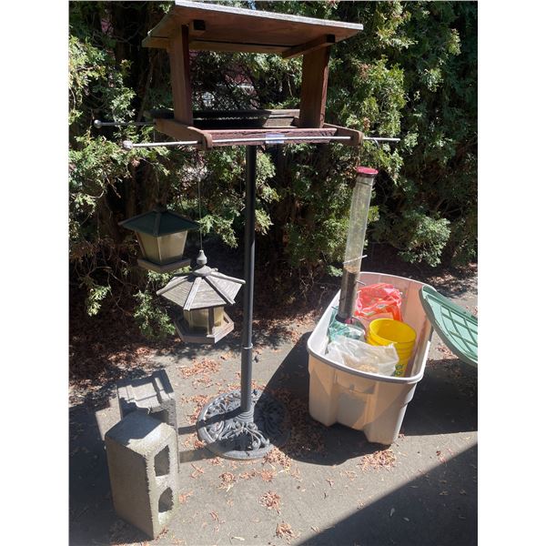 Collection of Bird Feeders & Supplies