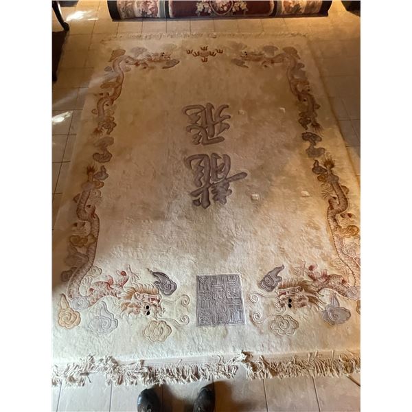Wool Dragon Carpet - Very Heavy/Quality 8feet x 10feet