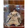 Image 2 : Impressive Paper Mache Emporer Statue with Display Case - 17.5W x 12D x 18H