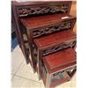 Image 1 : Mahogany Nesting Tables - Largest 20L x 14W x 22.5H