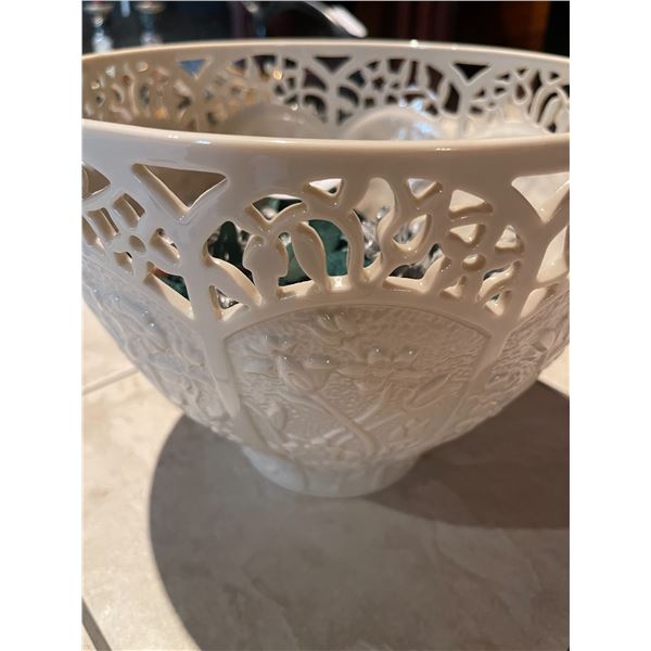 Fine Porcelain Bowl by Lenox - 10Diameter