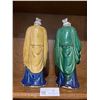 Image 2 : Two Clay Wiseman Statues - 13H