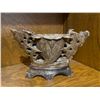Image 2 : Heavily Carved Stone Dish 8L x 5H
