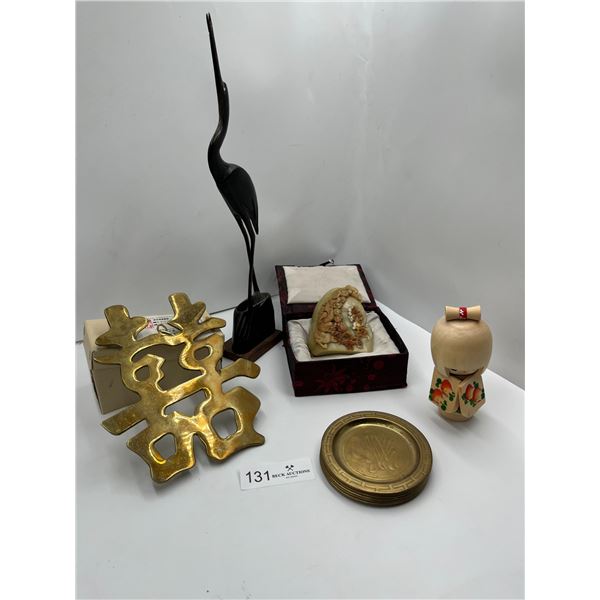 Assortment of Chinese Themed Decorative Items