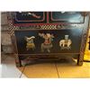 Image 3 : Beautigully Hand Painted Chinese Themed Wood Cabinet - 25L x 12W x 37H