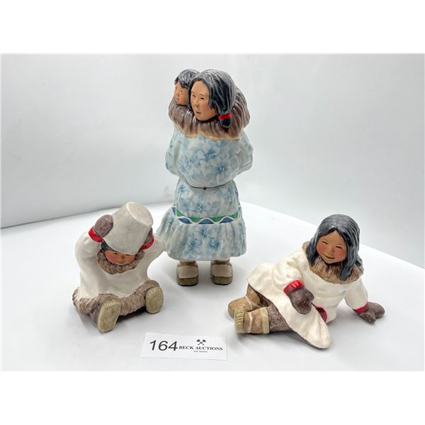 C. Alan Johnson Inuit Figurines 1980