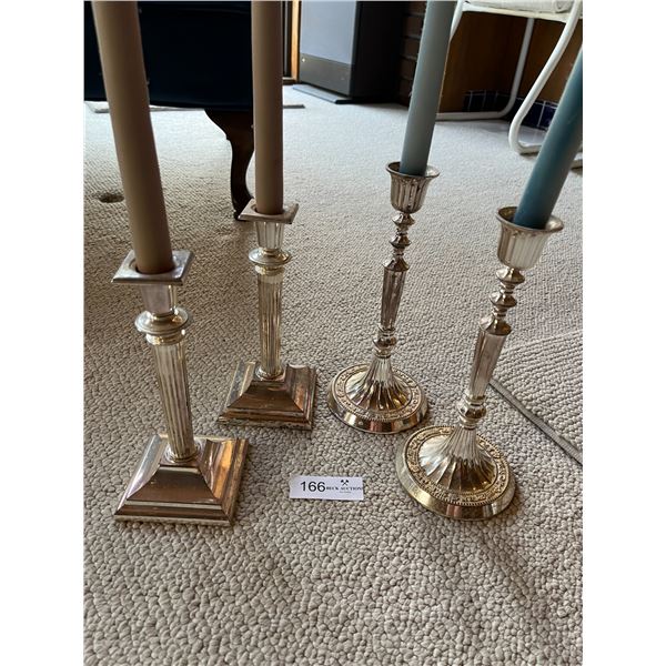 Two Pairs of Candle Holders