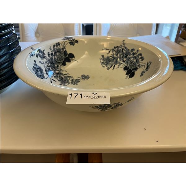 Large Ceramic Wash Basin - Made in England #234