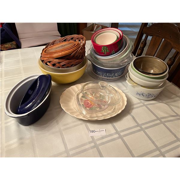 Large Assortment of Bakeware, Pyrex & More!