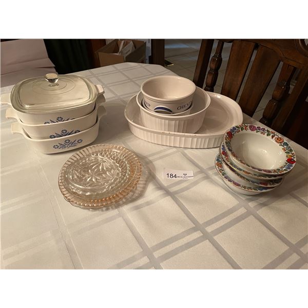 Lovely Assortment of Bakeware & Small Desert Bowls & Dishes