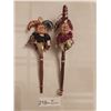 Image 1 : Two Katherine's Collections Jesters On A Stick