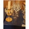 Image 2 : Shrimp Cocktail Cups With Gold Accent Wine/Champagne Glasses And Candle Holders