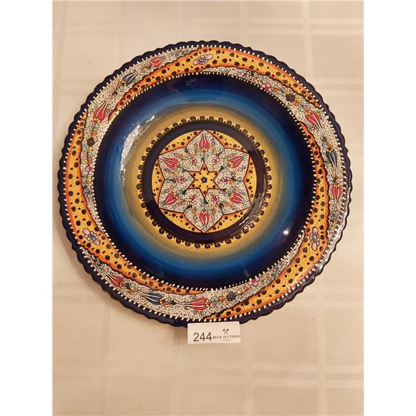 Beautiful Decorative Plate - 16 Inches In Diameter