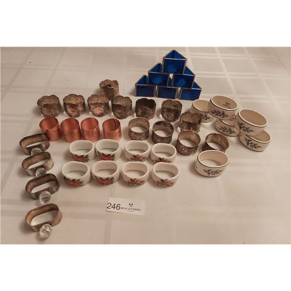 Collection Of Napkin Rings