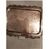 Image 2 : Silver Plated Marlboro Serving Tray - 26.5 L x 16.5 W