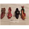 Image 2 : Four Collectable Miniature Shoes - Shoo Shoo, Putting On The Ritz, Nostalgia, No Name