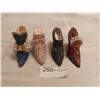 Image 3 : Four Collectable Miniature Shoes - No Name