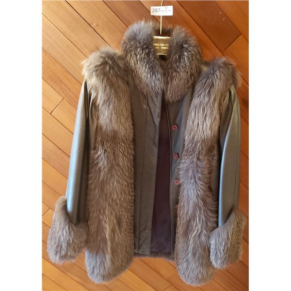 Stunning Burkholder Furs, Fur & Leather Women's Coat
