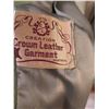 Image 3 : Crown Leather Women's Green Leather Coat Size S