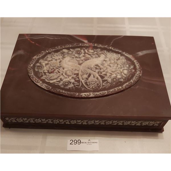 Genuine Incolay Stone Jewellery Box Beck Auctions Inc.