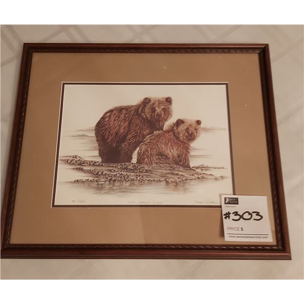 Wild, Wolly & Wet Print # 98/350 - Artist Judi Wild