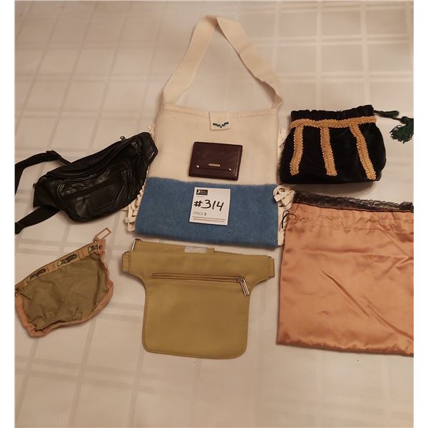 Assortment Of Purses And Fanny Packs