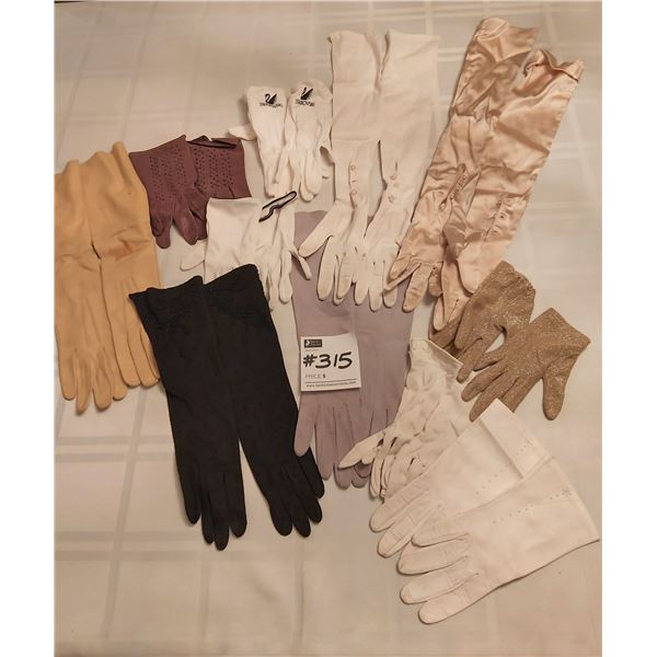 11 Pairs Of Fashion Gloves (3 Pairs Are Leather)