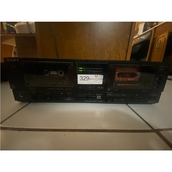 Sony Dual Cassette Player TC-W550