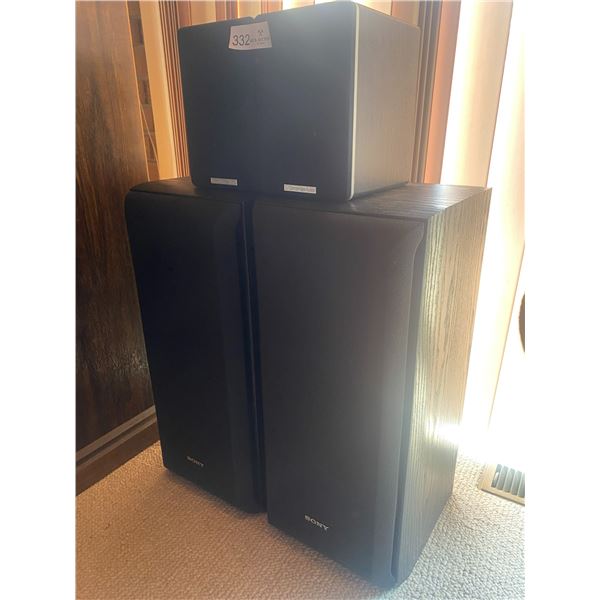 2 Sony SSB3000 Speakers & Cambridge Audio Speakers