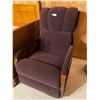 Image 1 : Brown Fabric Rocking Chair / Recliner
