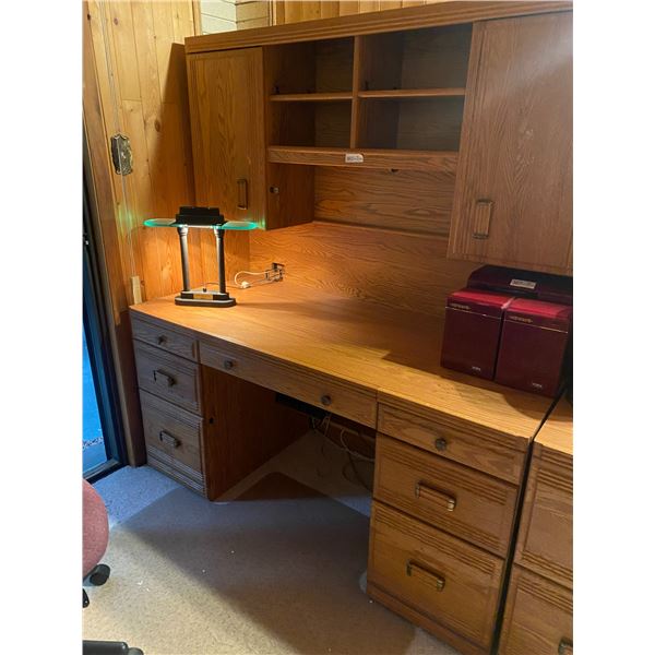 Solid Oak Office Desk 60L x 30D x x 68T