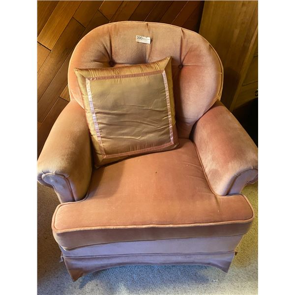 Dusty Rose Bedroom Chair