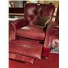 Image 2 : Barca Lounger Burgundy Leather Recliner
