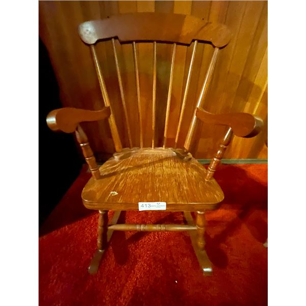 Childrens Wood Chair 30H