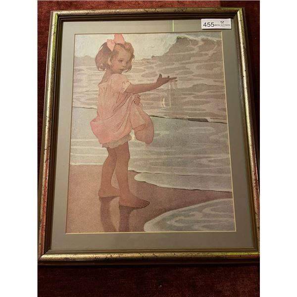 Watercolour Baby On Beach 18W x 21T