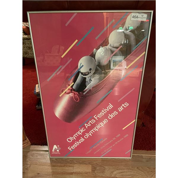 Olympic Arts Festival Poster Framed 21 x 33