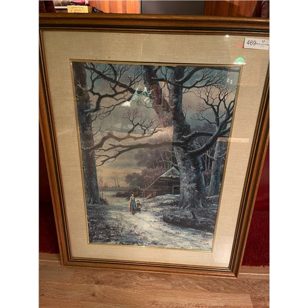 Spooky Forest Print 28 x 36